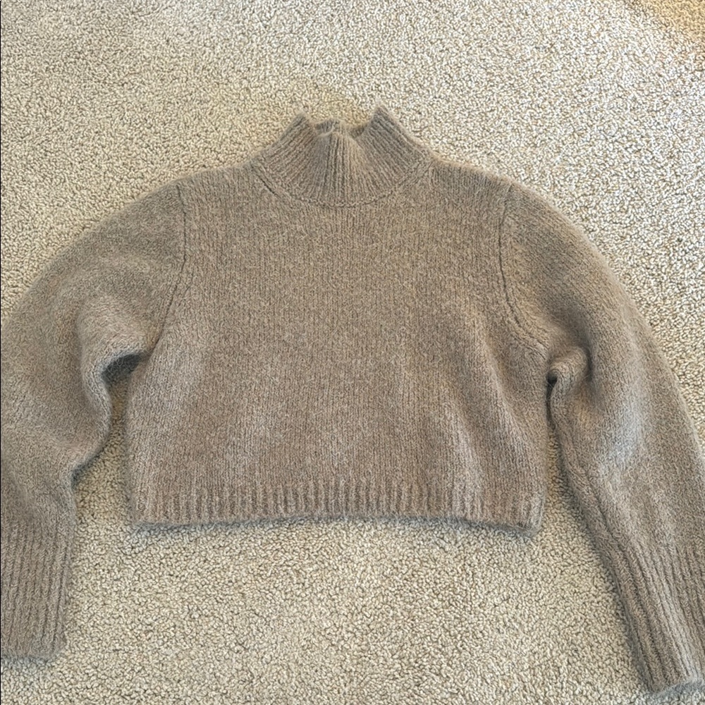 Zara Taupe Women's Sweater
